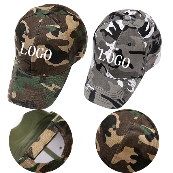 Structured Camouflage Baseball Cap
