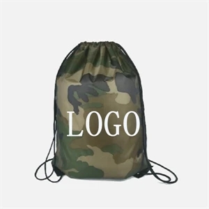 Camouflage Drawstring Bag