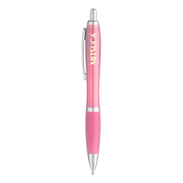 Translucent Curvy Ballpoint Pen - Image 2