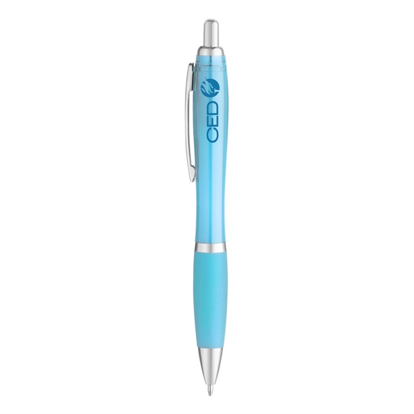 Translucent Curvy Ballpoint Pen - Image 5