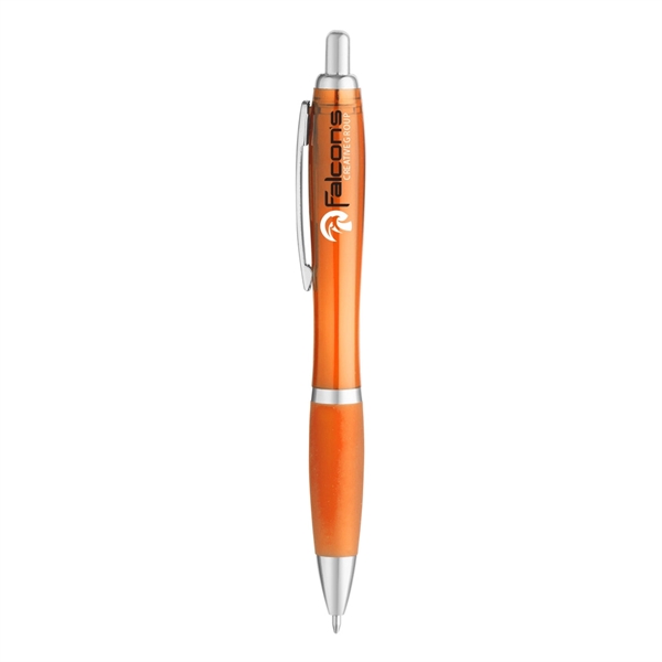 Translucent Curvy Ballpoint Pen - Image 8