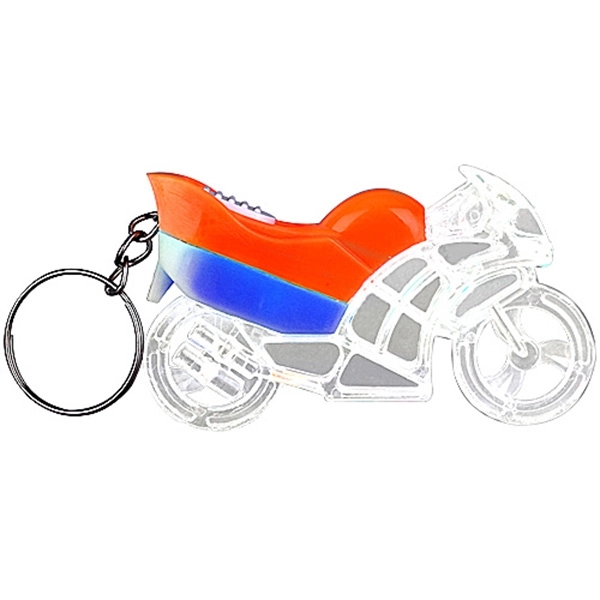 Motorcycle Shaped Flashlight w/ Key Chain - Image 4