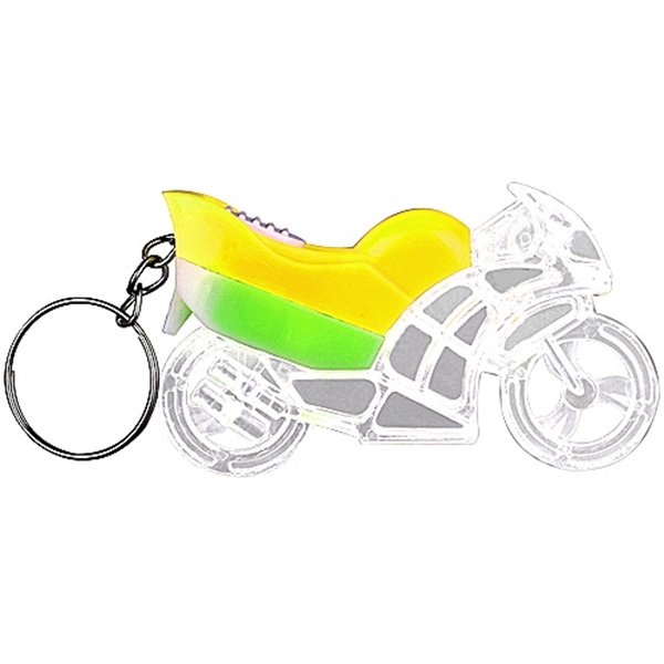 Motorcycle Shaped Flashlight w/ Key Chain - Image 6
