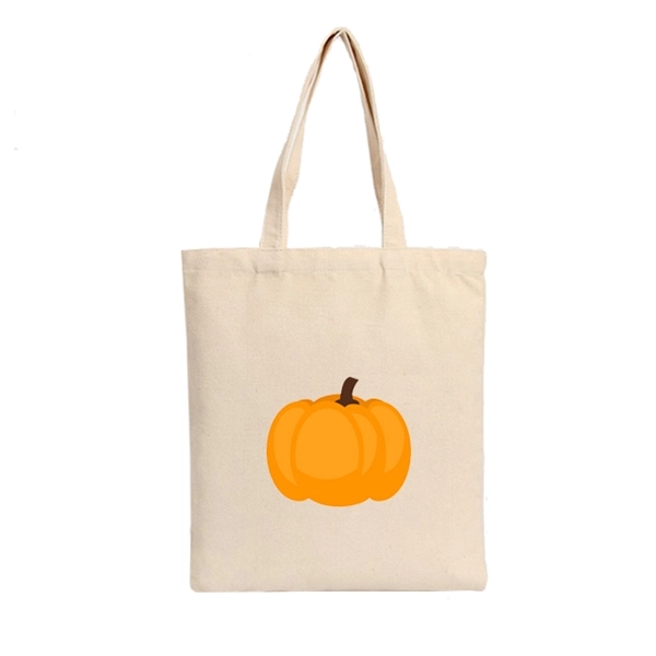 Canvas Tote Bags, Natural color 21" handle shopping tote bag - Image 3