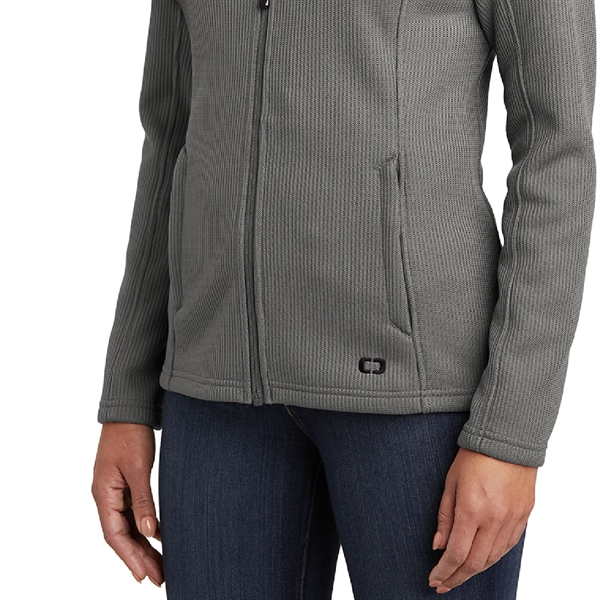 OGIO® Ladies Grit Fleece Jacket - Image 4