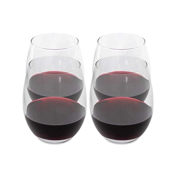 15oz Glass Stemless Wine Glasses