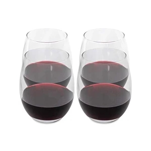 15oz Glass Stemless Wine Glasses