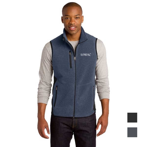Port Authority® R-Tek® Pro Fleece Full-Zip Vest - Image 1