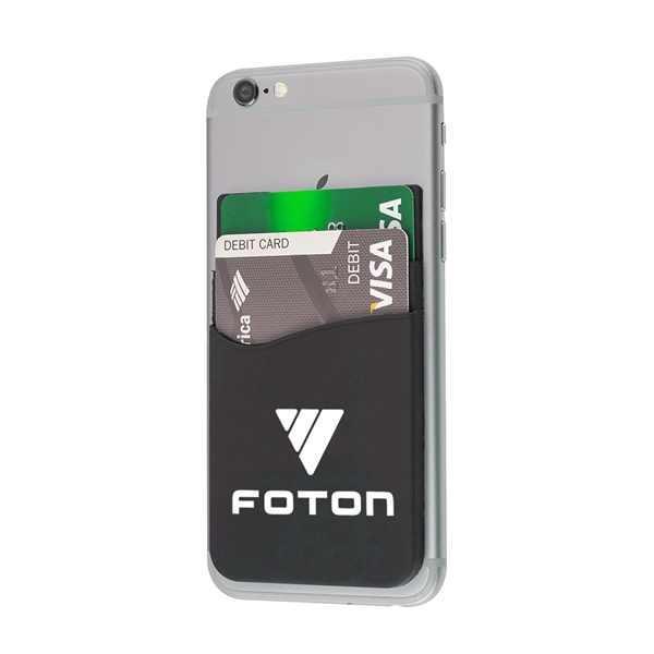 Dual Pocket Silicone Phone Wallet - Image 1