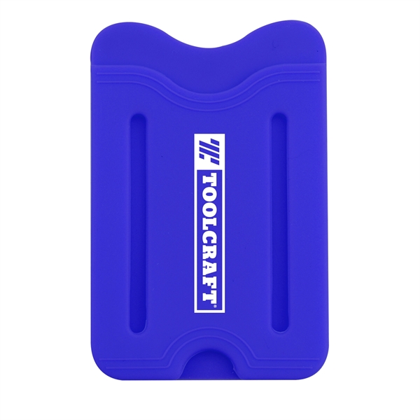 Silicone Phone Wallet w/ Finger Slot - Image 2