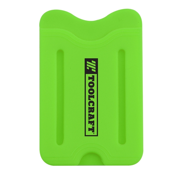 Silicone Phone Wallet w/ Finger Slot - Image 4