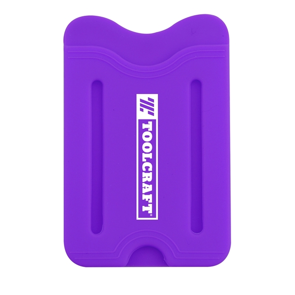 Silicone Phone Wallet w/ Finger Slot - Image 6