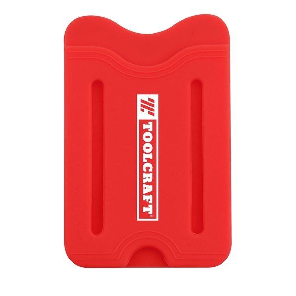 Silicone Phone Wallet w/ Finger Slot - Image 7
