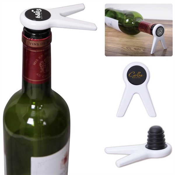Standing Wine Bottle Stopper - Image 1