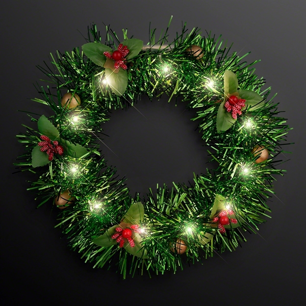 Christmas Crown Light Up Hair Wreath - Image 3