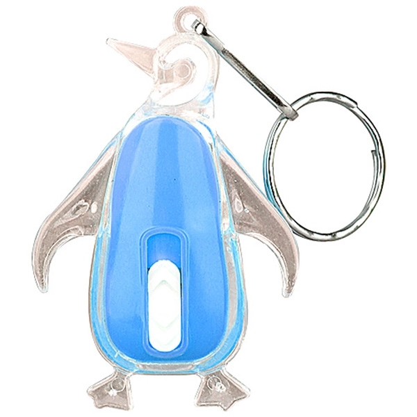 Penguin Shaped Flashlight w/ Key Chain - Image 2