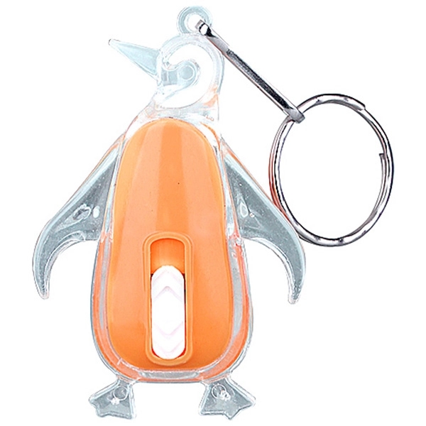 Penguin Shaped Flashlight w/ Key Chain - Image 4