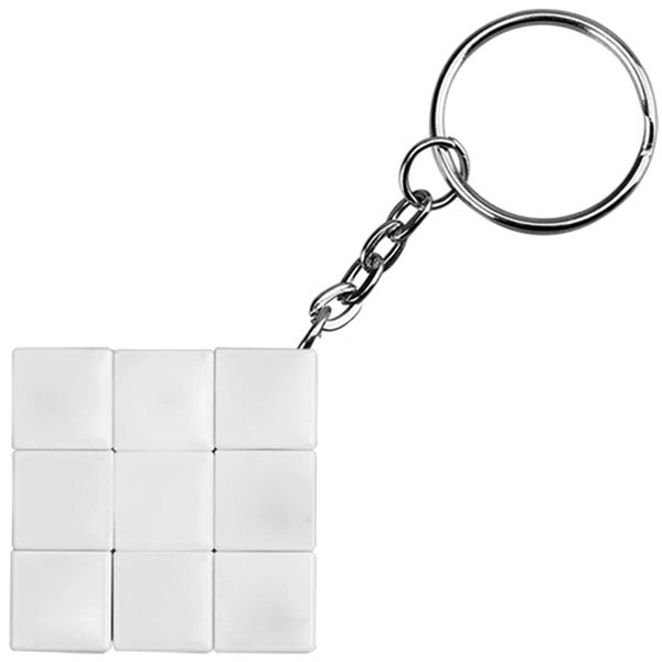 1 3/8'' Puzzle Cube w/ Key Chain - Image 2