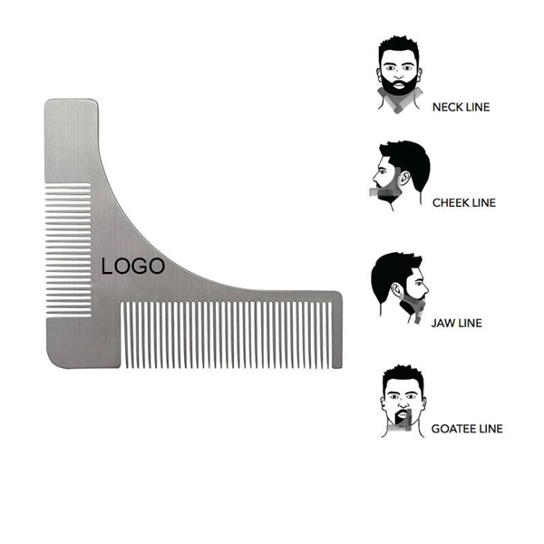 Beard Shaping Hairstyle Comb - Image 1