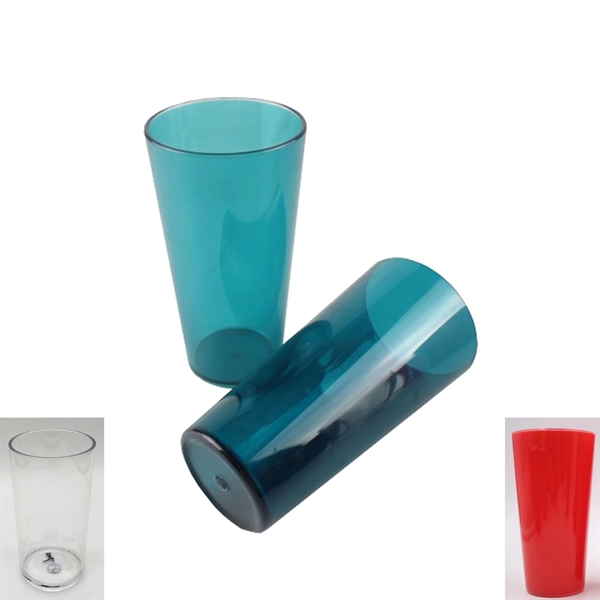 5.5inch Tall Plastic Stemless Wine Glass