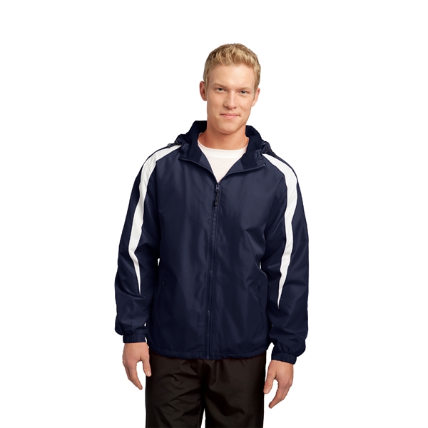 Sport-Tek® Fleece-Lined Colorblock Jacket - Image 4