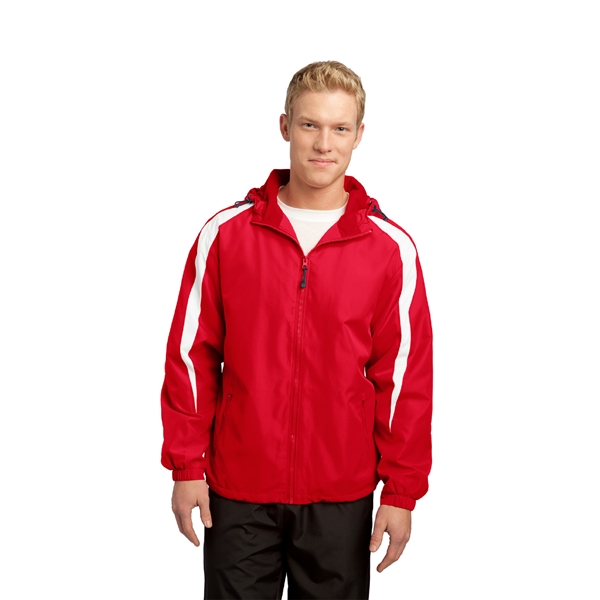 Sport-Tek® Fleece-Lined Colorblock Jacket - Image 5