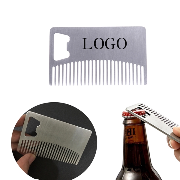 Comb Credit Card Bottle Openers - Image 1