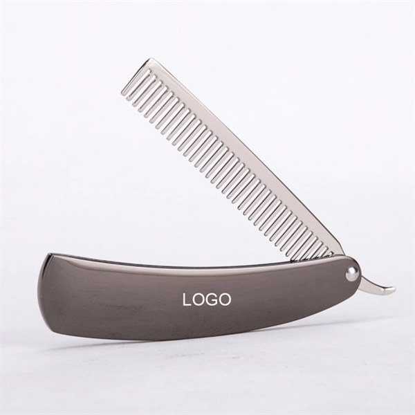 Stainless Steel Folding Comb - Image 1