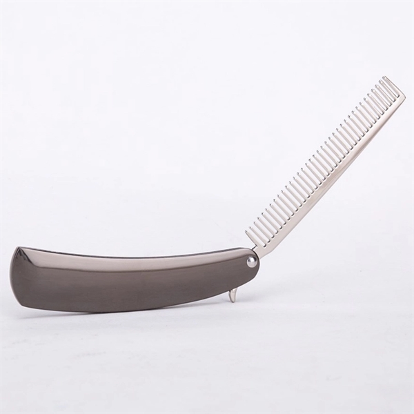 Stainless Steel Folding Comb - Image 2