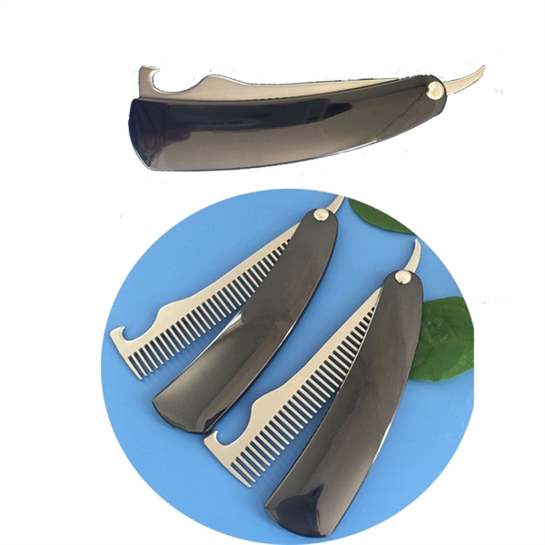 Metal Folding Comb Bottle Opener - Image 1