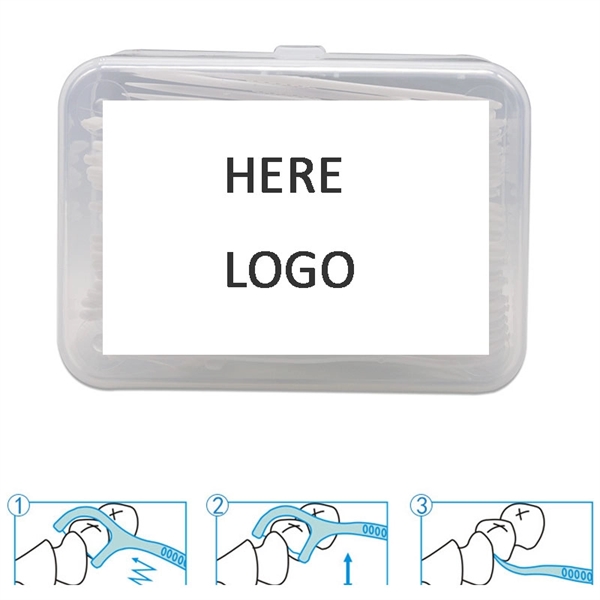50 Count Dental Floss And Case - Image 1
