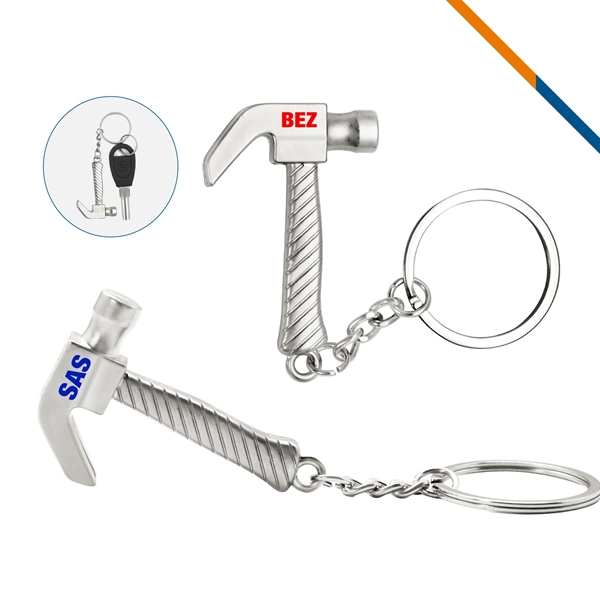 Silver Hammer Keychain - Image 1