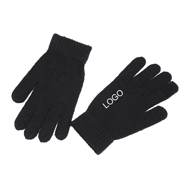Full Finger Knit Gloves - Image 2
