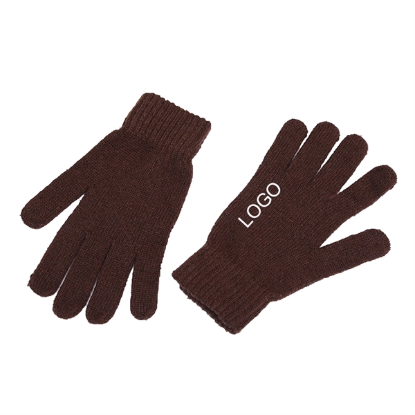 Full Finger Knit Gloves - Image 4