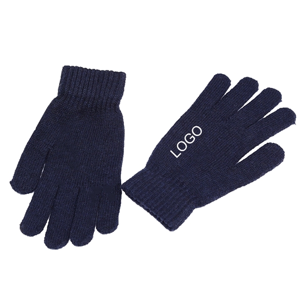Full Finger Knit Gloves - Image 5
