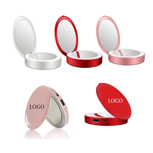 LED Mirror With Power Bank - Image 1