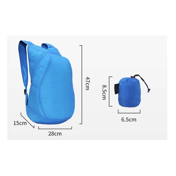 Portable Travel Folding Shopping Backpack - Image 3
