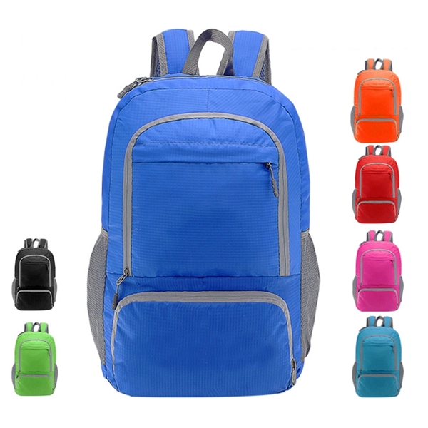 Outdoor Waterproof Folding Travel Bag Backpack - Image 1
