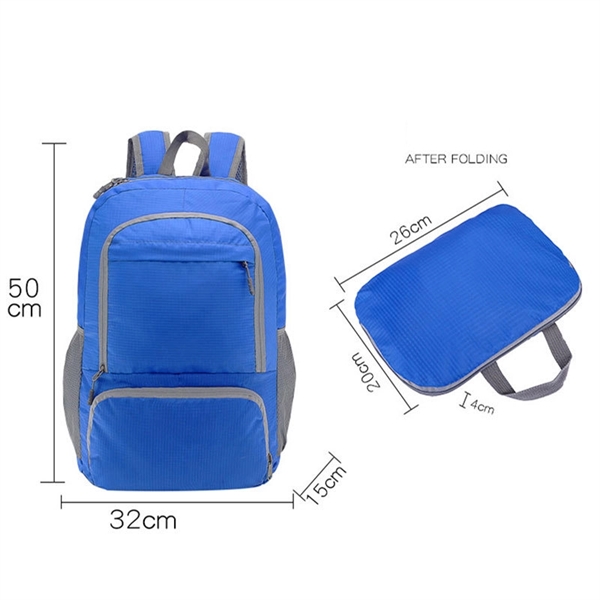 Outdoor Waterproof Folding Travel Bag Backpack - Image 2