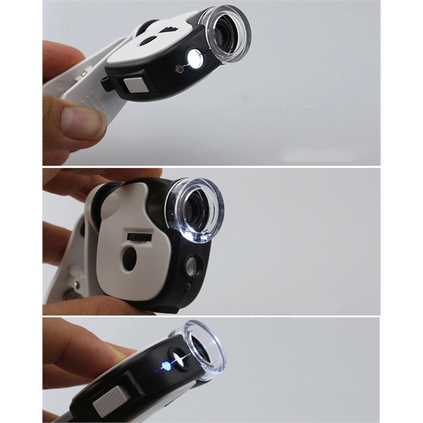 Microscope Magnifier LED With Clip Mobile Phone - Image 3