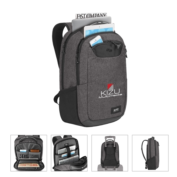 Solo® Navigate Backpack w/ Laptop Compartment - Image 1