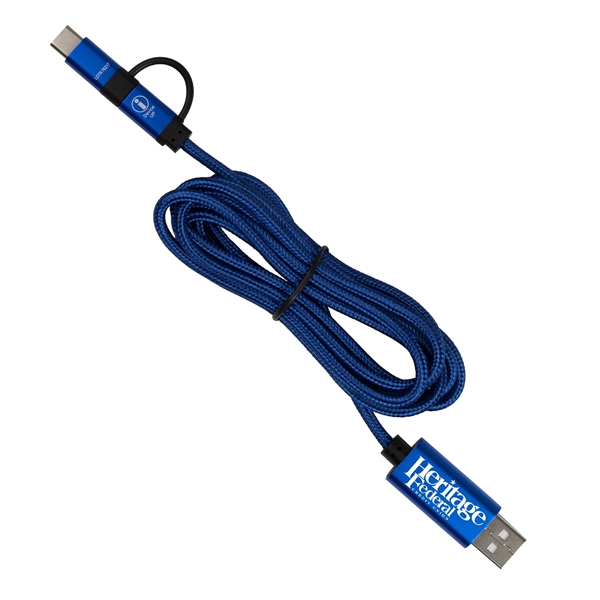 Oslo 6 Ft Long Braided Charging Cable - Image 2