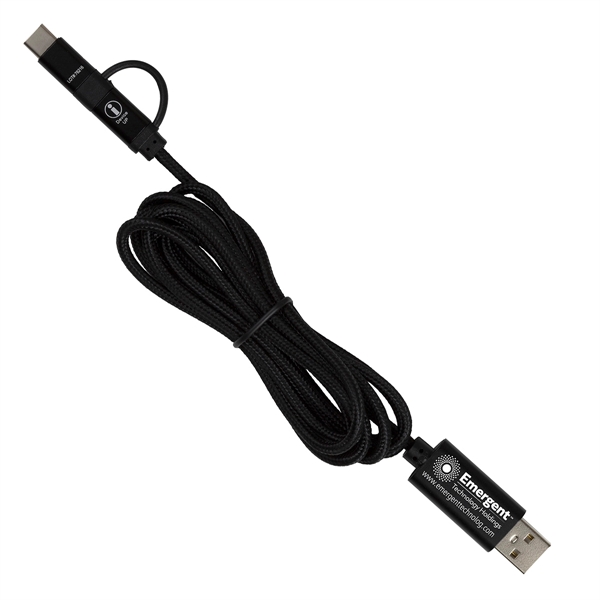 Oslo 6 Ft Long Braided Charging Cable - Image 3