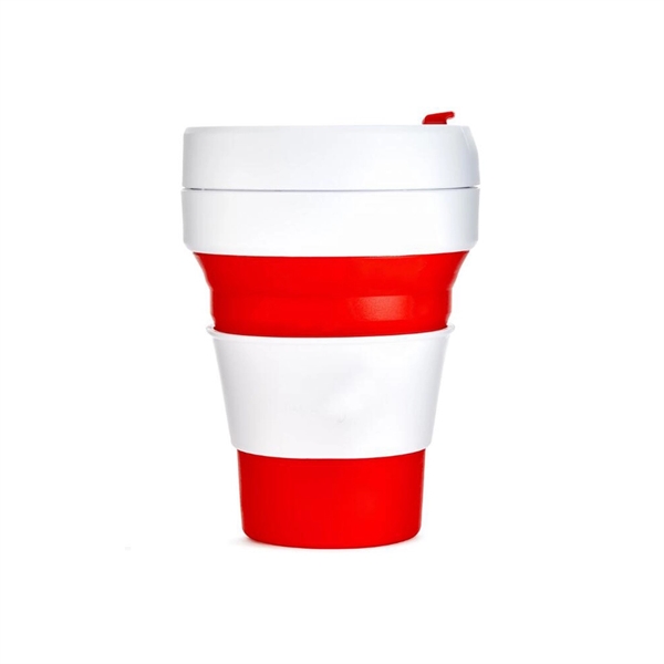 Silicone Collapsible Travel Folding Water Cup Coffee Cup - Image 8