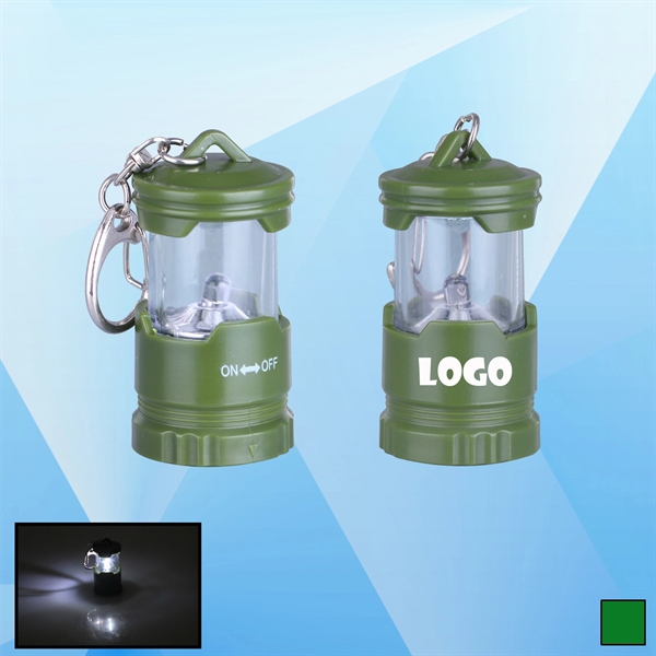 Lantern Shaped Flashlight w/ Key Chain - Image 1