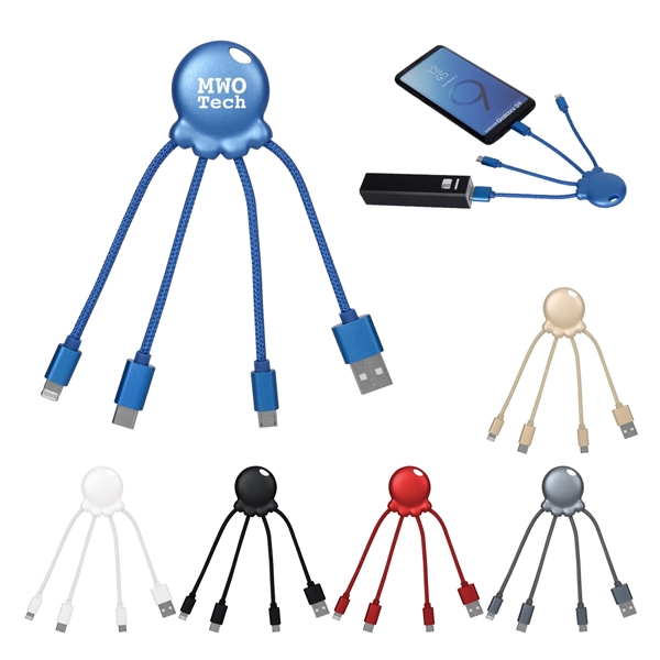 3-In-1 Xoopar Octo-Charge Cables - Image 1