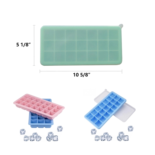 Reusable Silicone 21 Ice Cube Tray Mold Ice Mold - Image 2