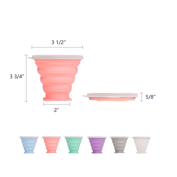 Silicone Collapsible Travel Cup  - Image 2