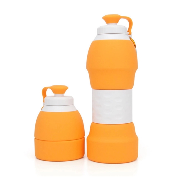 Silicone Collapsible Travel Folding Water Bottle Coffee Bott - Image 5