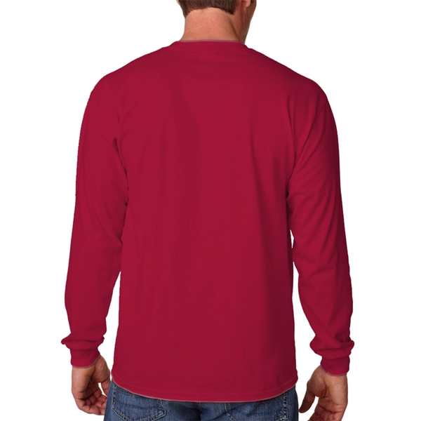 Preshrunk 100% Cotton Long Sleeve Winter T-Shirt 6.1 oz - Image 2